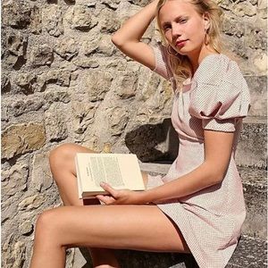 Free People Penelope Mini Puff Dress size XS